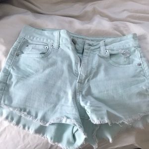 Mint green American Eagle shorts